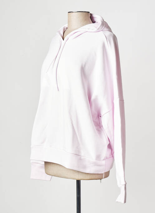 Sweat-shirt à capuche rose ADIDAS femme