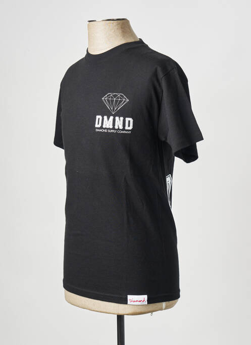 T-shirt noir DIAMOND SUPPLY CO pour homme