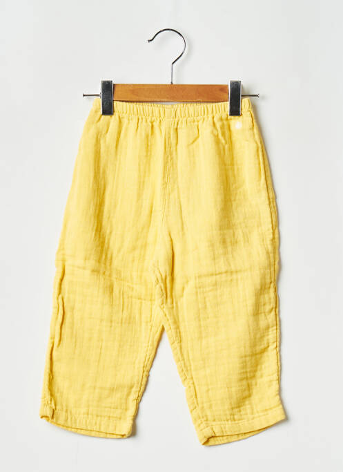 Pantalon droit jaune PETIT BATEAU pour fille