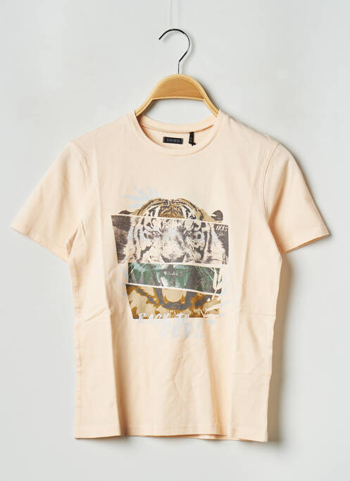 T-shirt orange IKKS JUNIOR pour garçon
