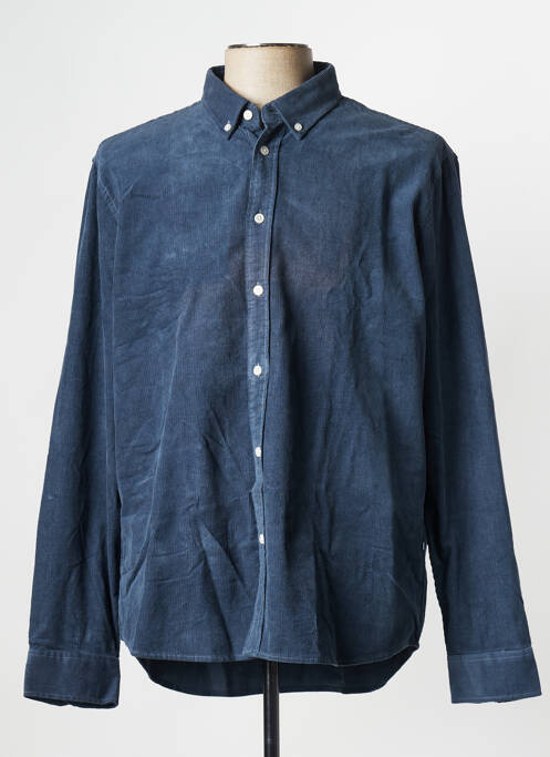 Chemise manches longues bleu MINIMUM pour homme