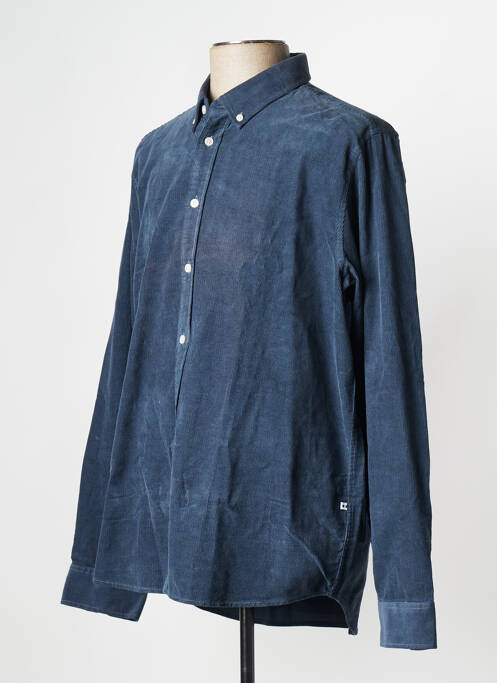 Chemise manches longues bleu MINIMUM pour homme