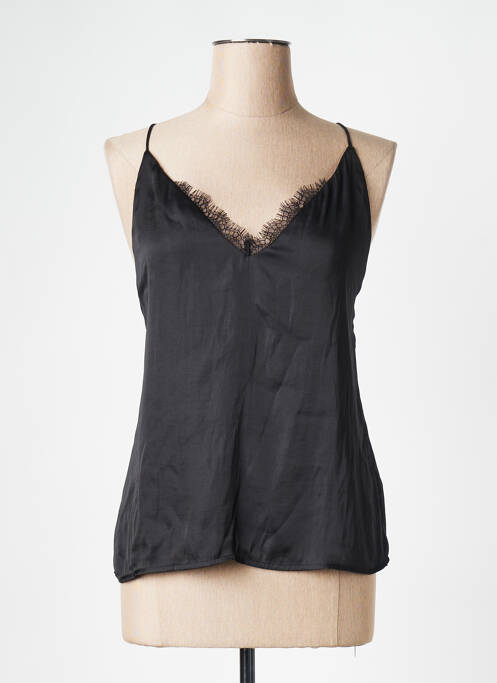 Débardeur noir SEE U SOON pour femme