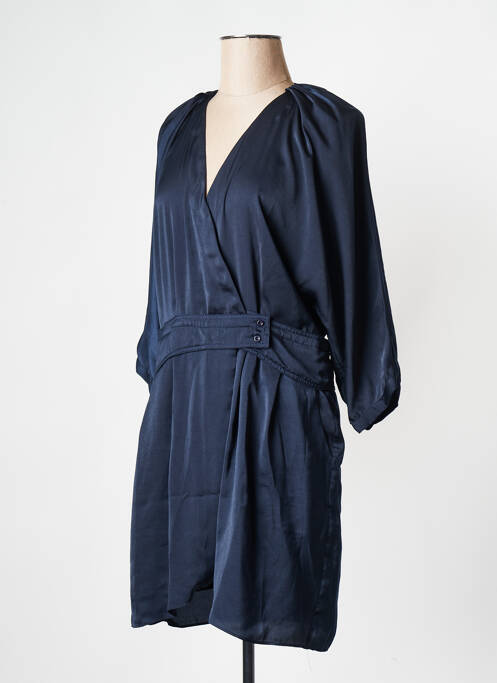 Robe courte bleu SEE U SOON pour femme