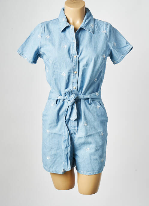 Combishort bleu OBJECT pour femme