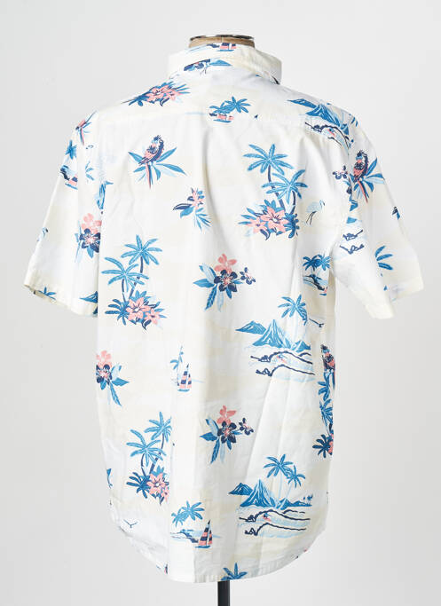 Chemise manches courtes blanc QUIKSILVER pour homme