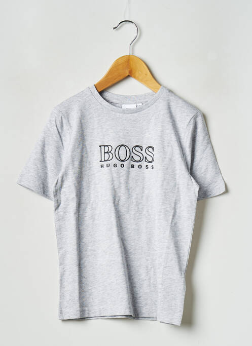 T-shirt gris HUGO BOSS pour garçon