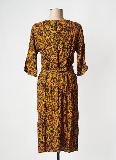 Robe courte marron LA FEE MARABOUTEE pour femme