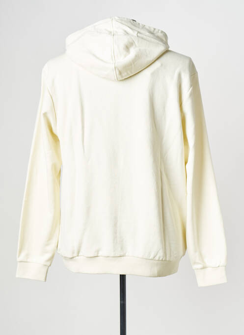 Sweat-shirt à capuche beige FILA pour homme