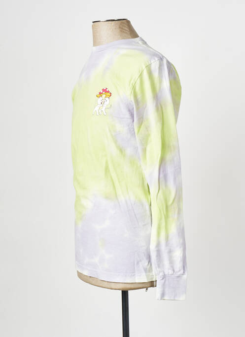 T-shirt jaune RIPNDIP pour homme