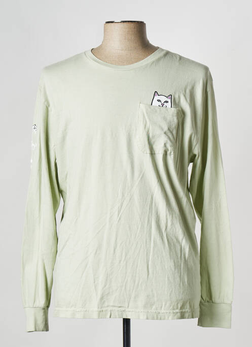 T-shirt vert RIPNDIP pour homme