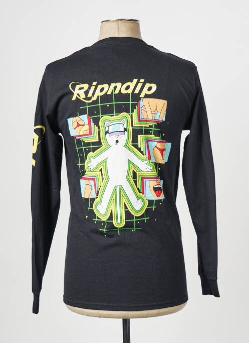 T-shirt noir RIPNDIP pour homme