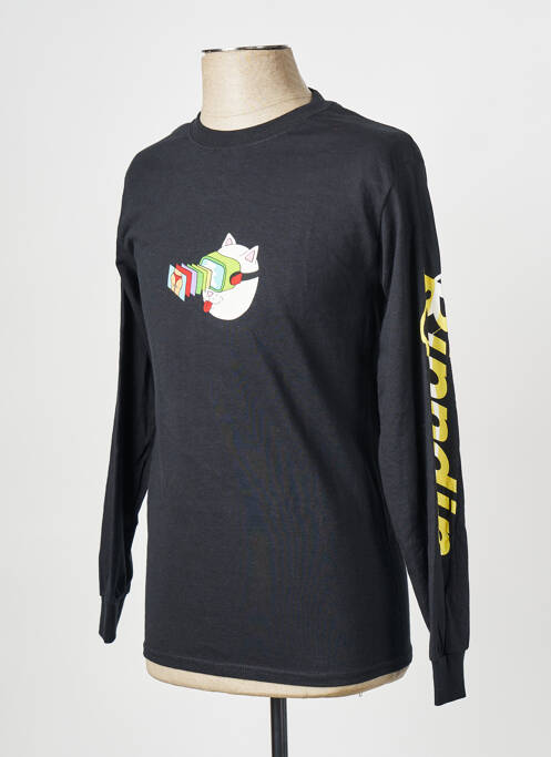 T-shirt noir RIPNDIP pour homme