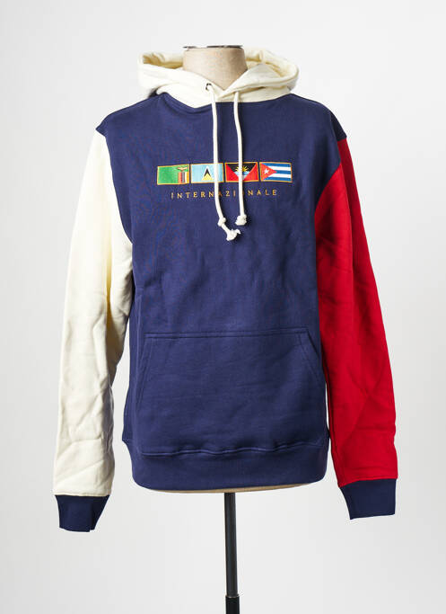 Sweat-shirt à capuche bleu RAVE pour homme