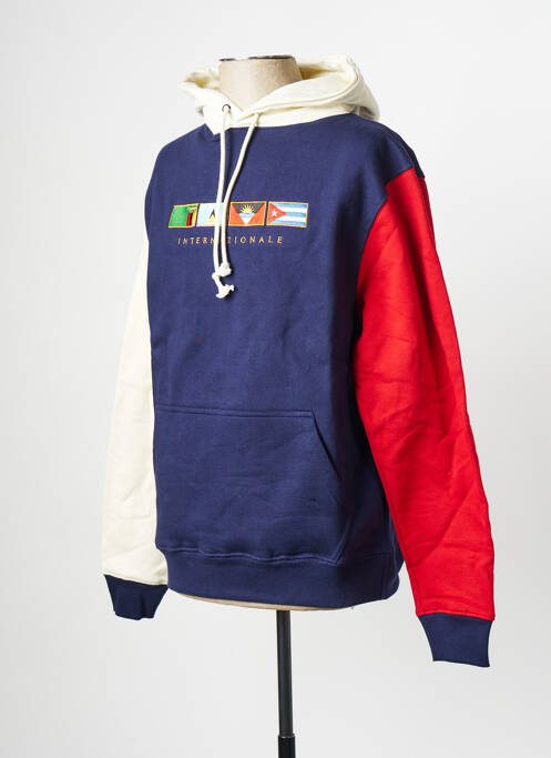 Sweat-shirt à capuche bleu RAVE pour homme