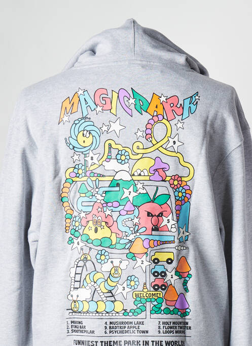 Sweat-shirt gris RAVE pour homme