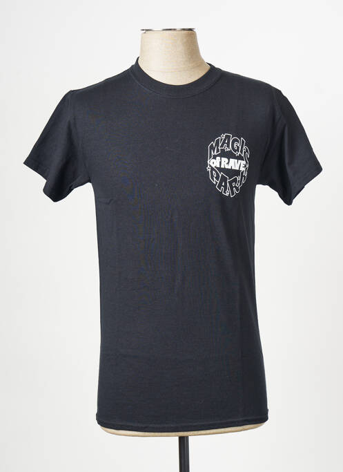 T-shirt noir RAVE pour homme