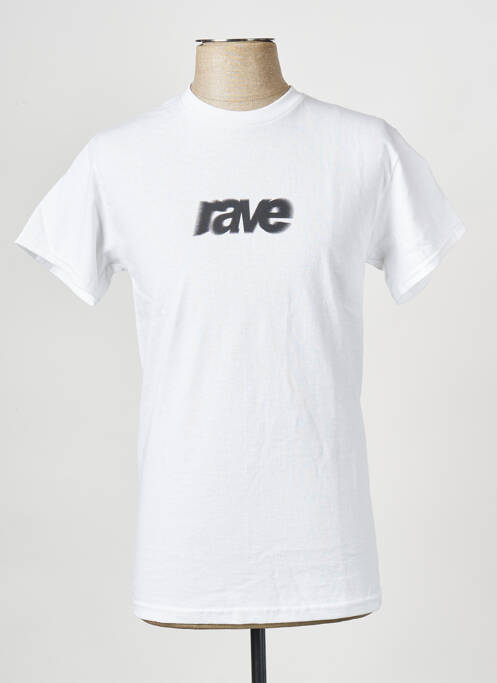 T-shirt blanc RAVE pour homme