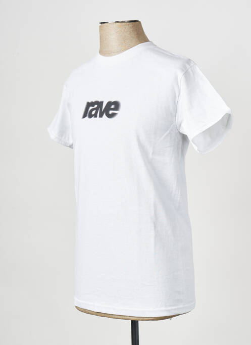 T-shirt blanc RAVE pour homme