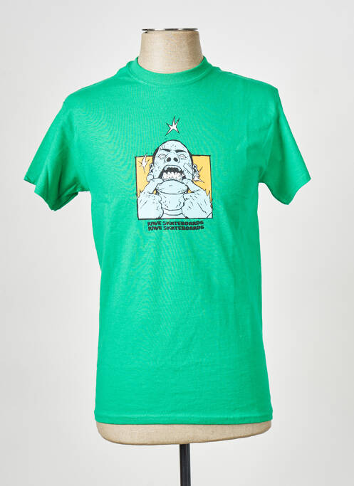 T-shirt vert RAVE pour homme