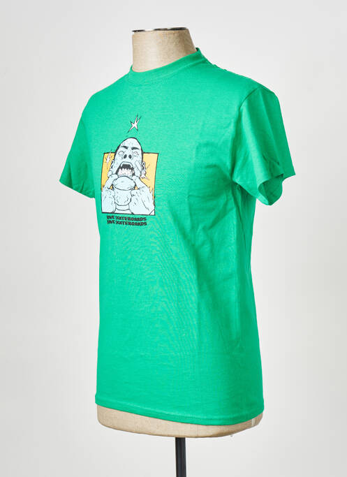 T-shirt vert RAVE pour homme