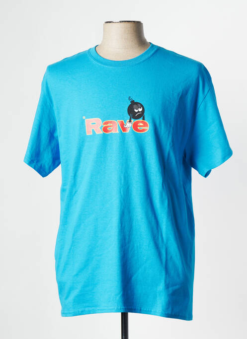 T-shirt bleu RAVE pour homme