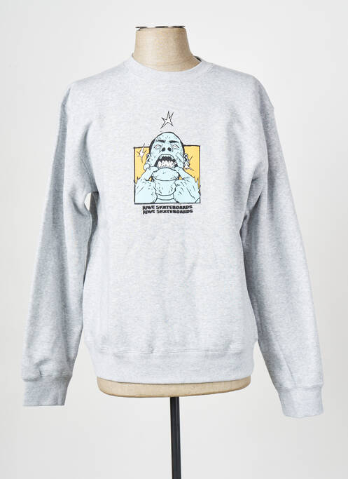 Sweat-shirt gris RAVE pour homme