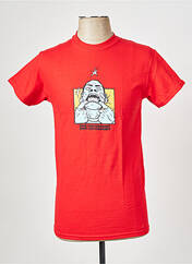 T-shirt rouge RAVE pour homme seconde vue