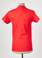 T-shirt rouge RAVE pour homme seconde vue