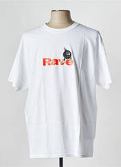 T-shirt blanc RAVE pour homme seconde vue