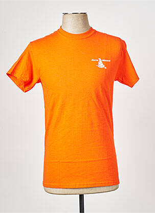 T-shirt orange RAVE homme