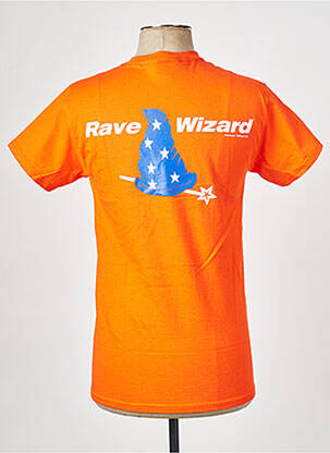 T-shirt orange RAVE homme