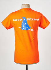T-shirt orange RAVE pour homme seconde vue