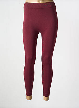 Legging sport multisport rouge ORGANIC BASICS femme