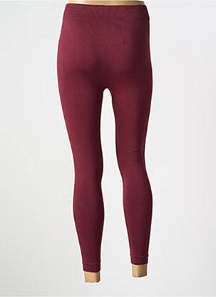 Legging sport multisport rouge ORGANIC BASICS femme