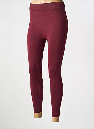 Legging sport multisport rouge ORGANIC BASICS femme
