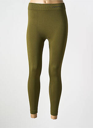 Legging kaki ORGANIC BASICS femme