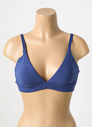Soutien-gorge bleu ORGANIC BASICS femme