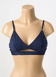 Soutien-gorge bleu ORGANIC BASICS femme