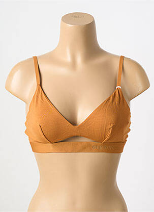 Soutien-gorge jaune ORGANIC BASICS femme