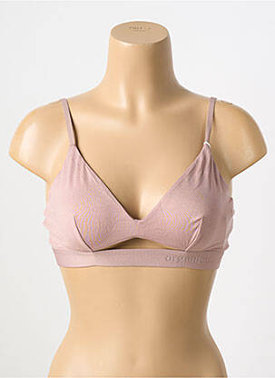 Soutien-gorge rose ORGANIC BASICS femme
