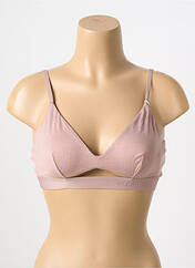 Soutien-gorge rose ORGANIC BASICS pour femme seconde vue