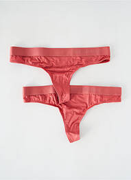 Tanga rose ORGANIC BASICS femme