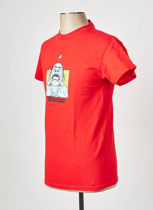 T-shirt rouge RAVE pour homme