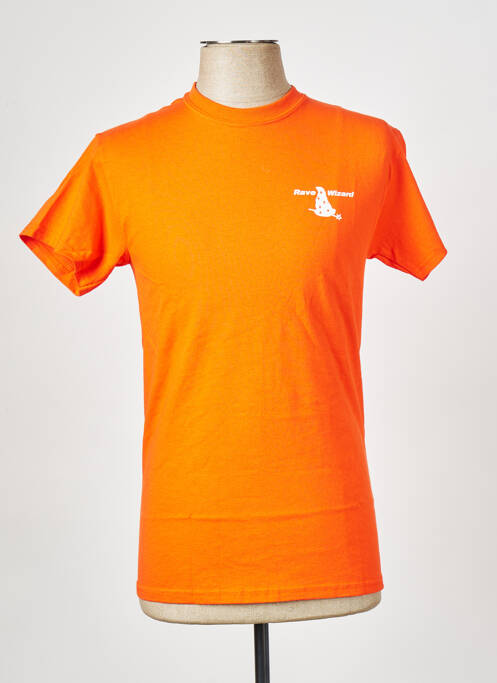 T-shirt orange RAVE pour homme
