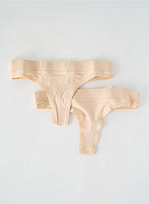Tanga beige ORGANIC BASICS femme