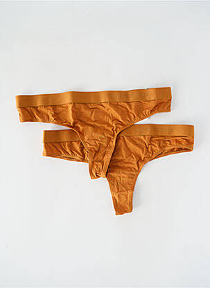Tanga jaune ORGANIC BASICS femme