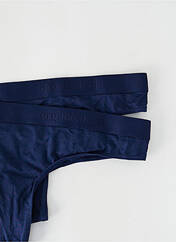 Tanga bleu ORGANIC BASICS pour femme seconde vue