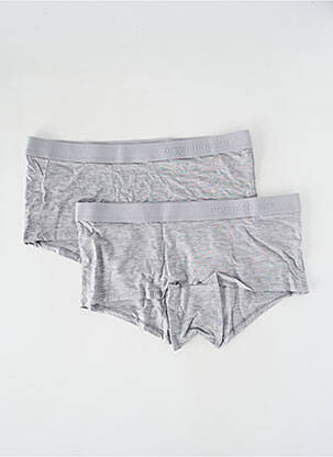 Shorty gris ORGANIC BASICS femme