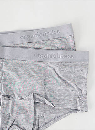 Shorty gris ORGANIC BASICS femme